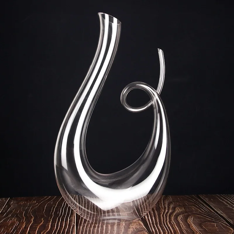 Spiral - hand-blown crystal decanter - 1.5L