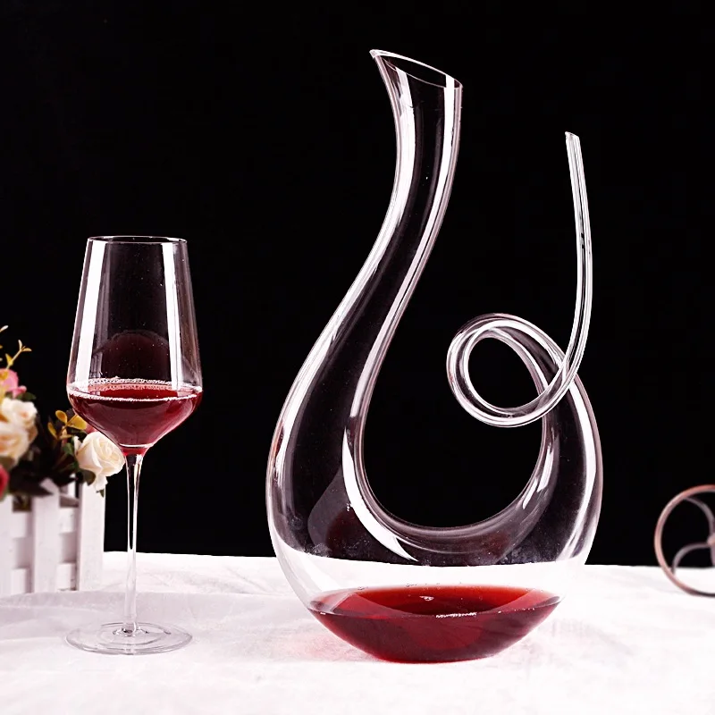 Spiral - hand-blown crystal decanter - 1.5L